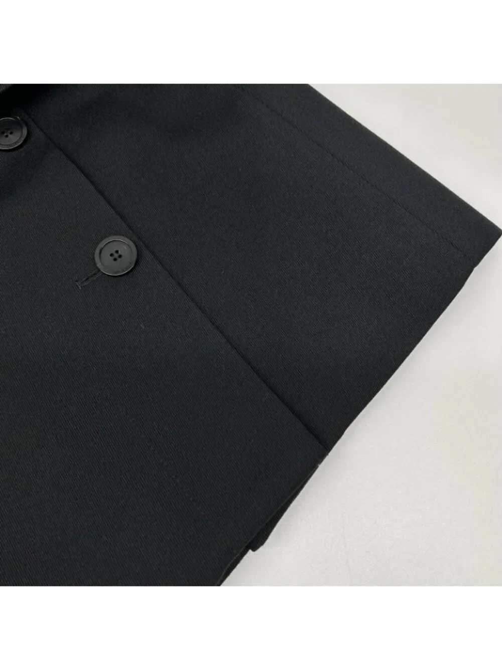 Balenciaga Black Wool Skirt